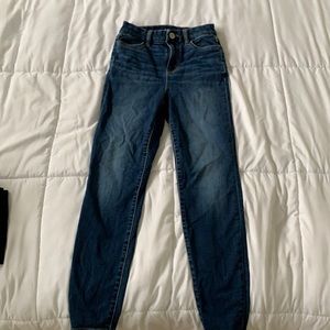 American Eagle curvy high-rise jeggings size 0
